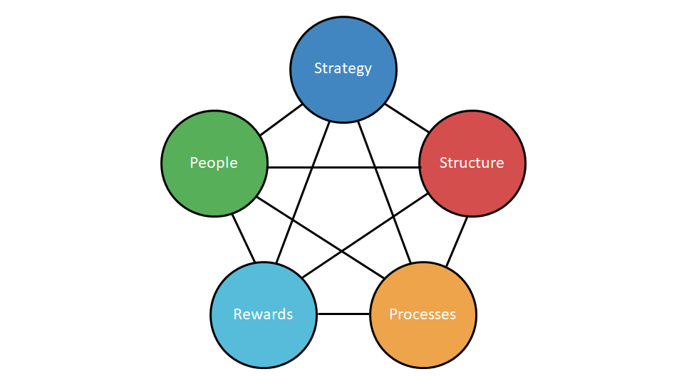 Strategy, Structure, People, Processes and Rewards